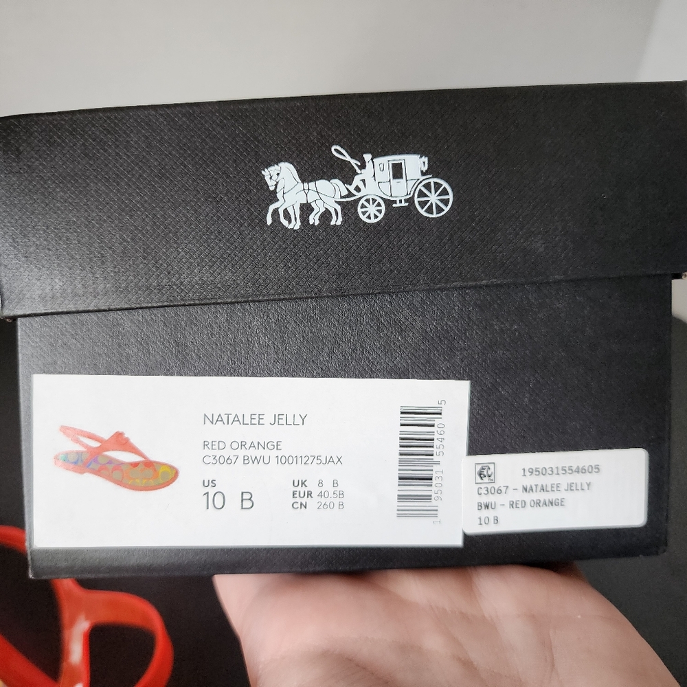 ✨️NIB✨️ Coach Natalee Jelly, Rainbow, Size 6 - Picture 6 of 6
